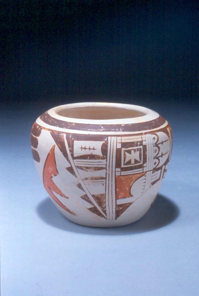1993-02 Grey Bowl with Mixed Designs