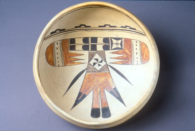1996-05 Bowl with Everted Rim & Avian Design