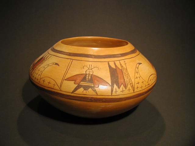 1997-08 Tall-Shouldered Pot with Sikyatki Butterfly Design