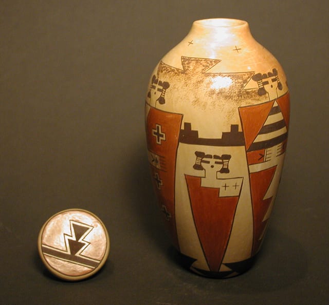 2003-04 Jar with Stopper – Manas – Crosses – Stepped Images