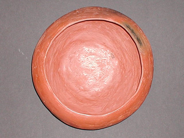 2005-01 Redware Basket-Formed Bowl