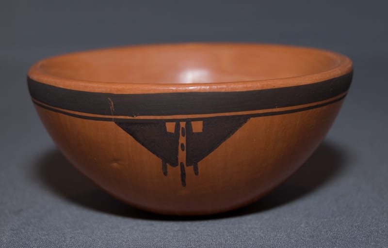 2009-22 Redware Bowl With Simple Design