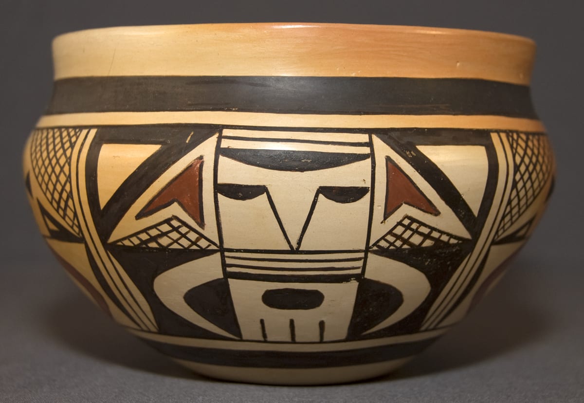 2011-10 Polychrome Pot with External Design and Migration Pattern on Interior
