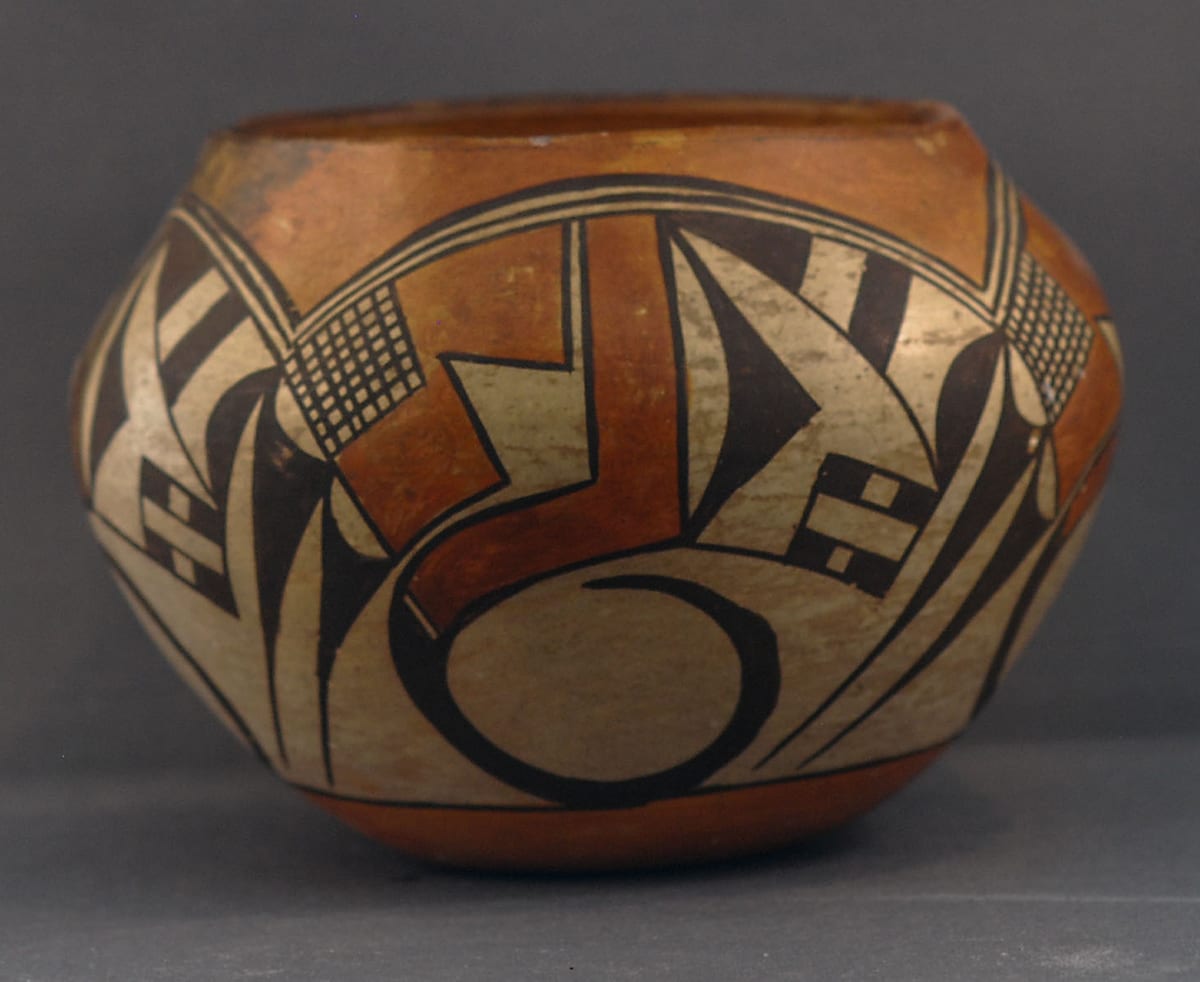 2012-19 Acoma Pot with Hopi Design