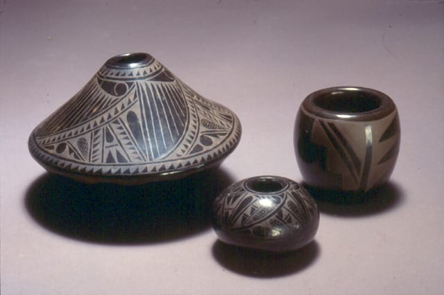1988-05 Santa Domingo Blackware Pots (not in collection)