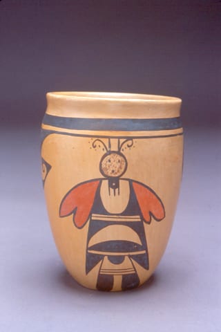 1991-10 Jar with Butterfly Design